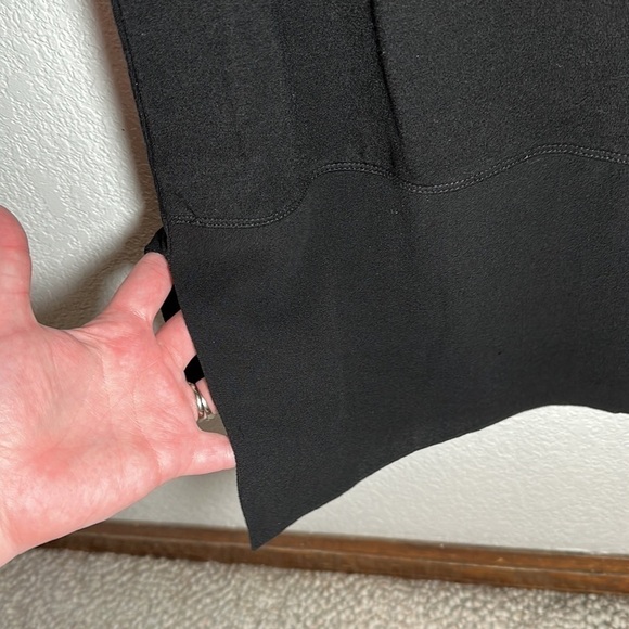 Carole Little Mixed Media Black Maxi Dress Size Small - Picture 2 of 6